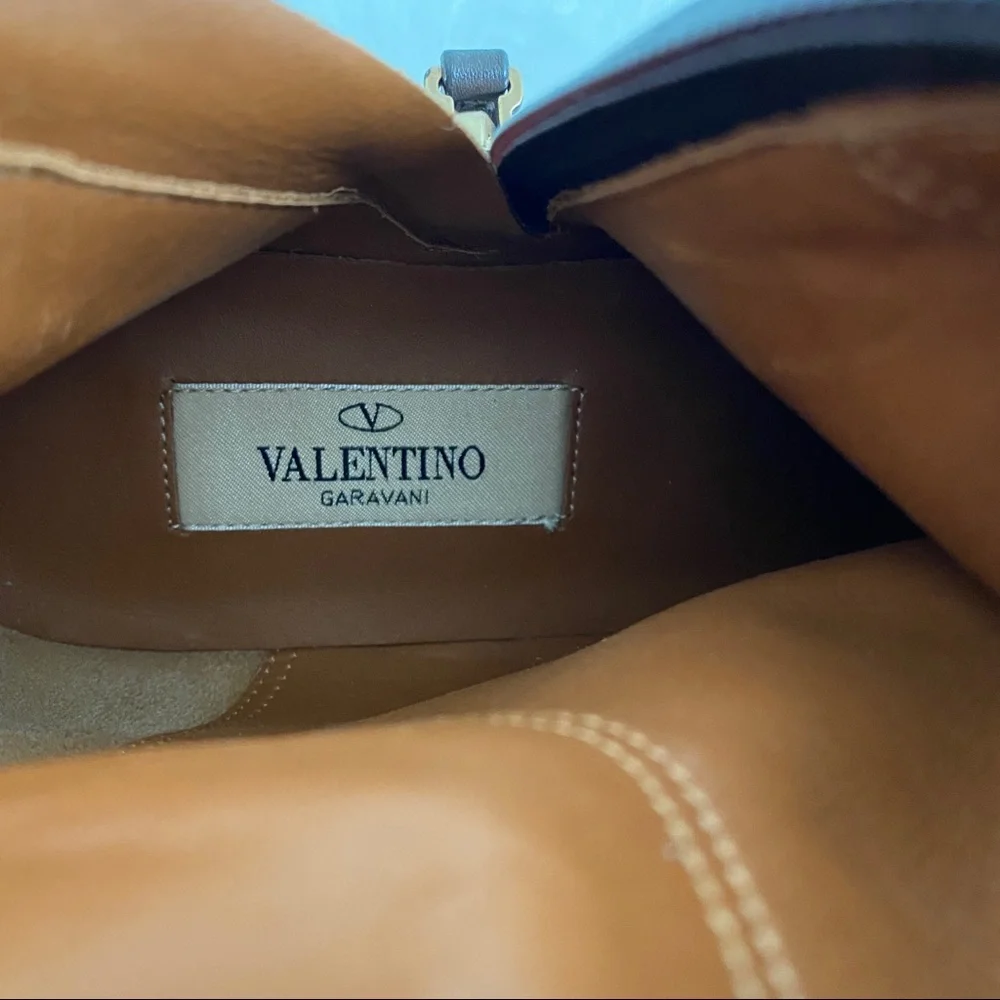 VALENTINO GARAVANI Bowrap Buckled Leather Over-the-knee Boots